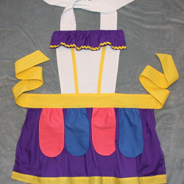 Mrs. Potts Inspired Beauty and the Beast Dress Up Apron