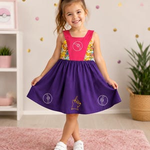 pokemon birthday dress Controversial Dress/ Pokemon Dress/ Party Dress/ Kids Dress