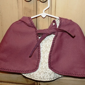 Simple Princess Hooded Costume Cape Halloween