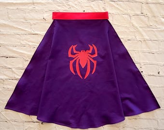 Gwen Spider girl Ghost Inspired Child Sized Superhero Cape