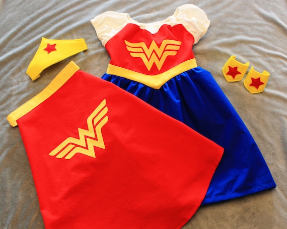 wonder woman party dress Wonder Woman Royal Blue V-neck Ruffled Dress