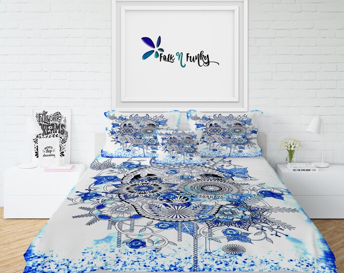 Skull Bedding Sets Folkandfunky
