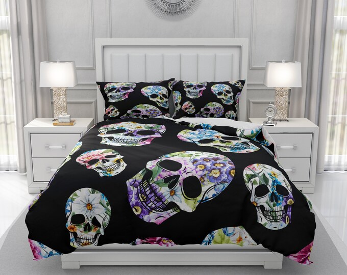 Skull Bedding Sets Folkandfunky