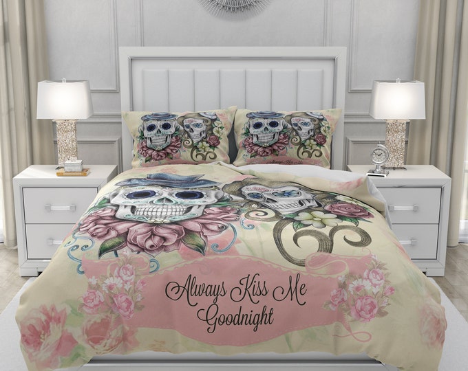Skull Bedding Sets Folkandfunky