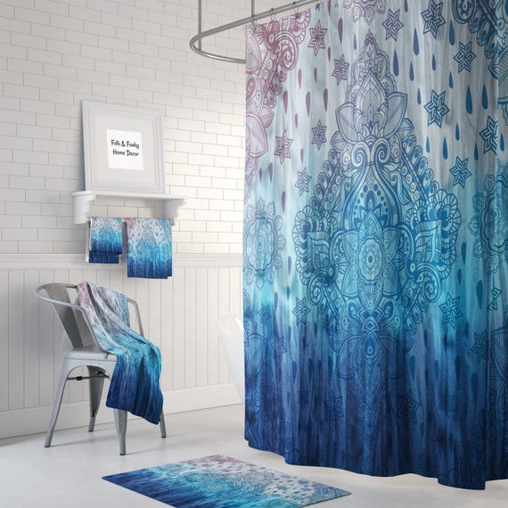 Etsy sale shower curtain