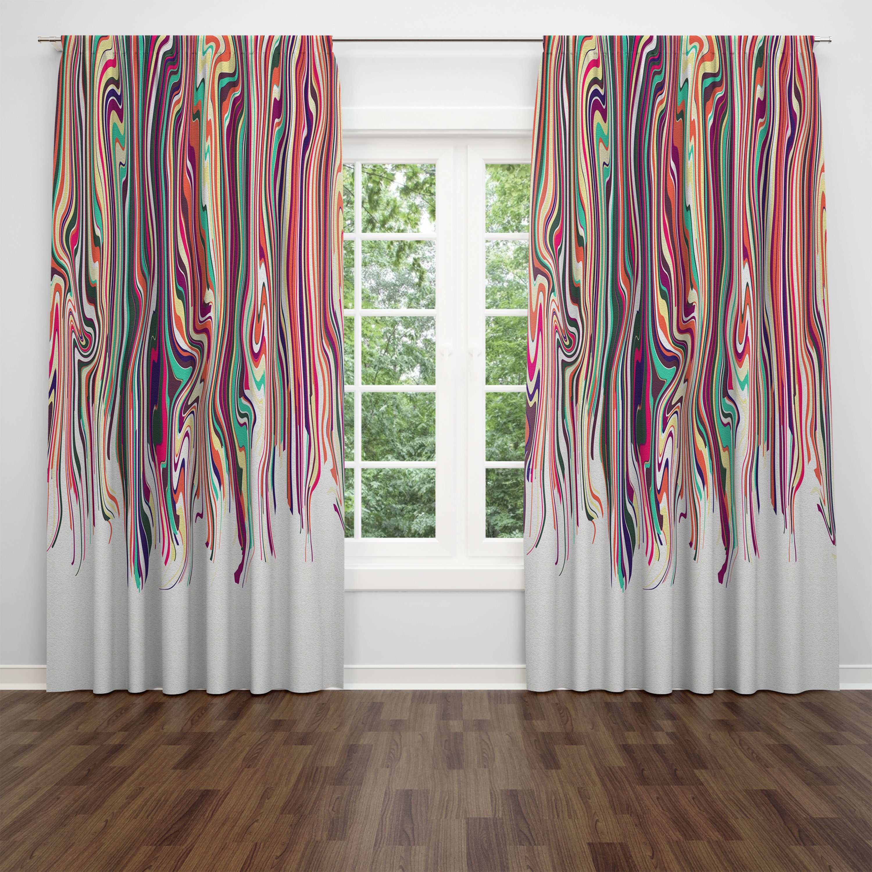 Boho Hippie Window Curtains