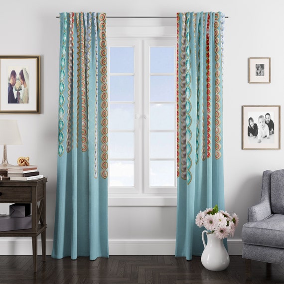 Tiffany Blue Curtains