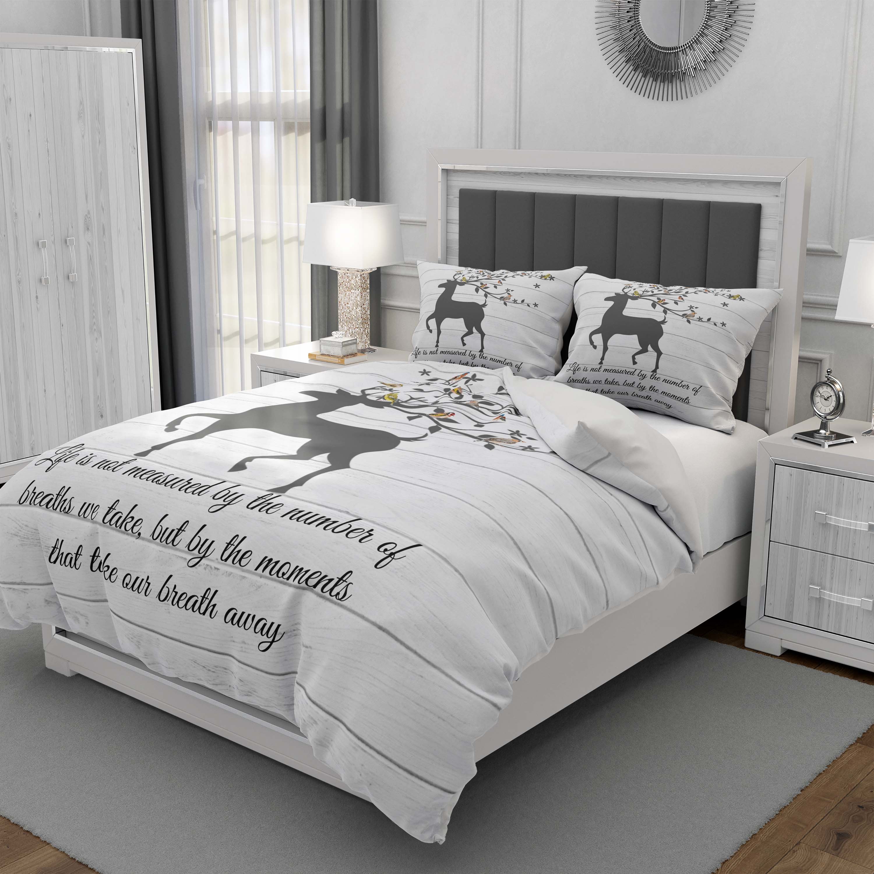 Rustic Farmhouse Bedding Comforter Duvet Cover Pillow Shams