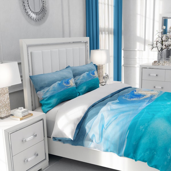 Ocean Green Bedding Etsy