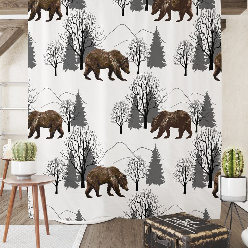 Pine Sanctuary Shower Curtain NCU0DV1885