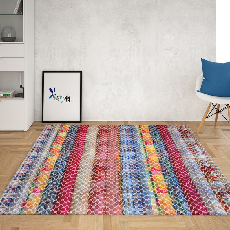 Red Boho Rug Area Rugs Throw Rug Available in 4 Sizes Etsy