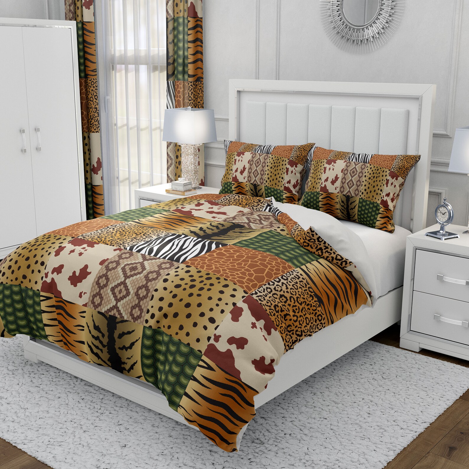 Boho Safari Bedding Set Comforter or Duvet Cover - Etsy