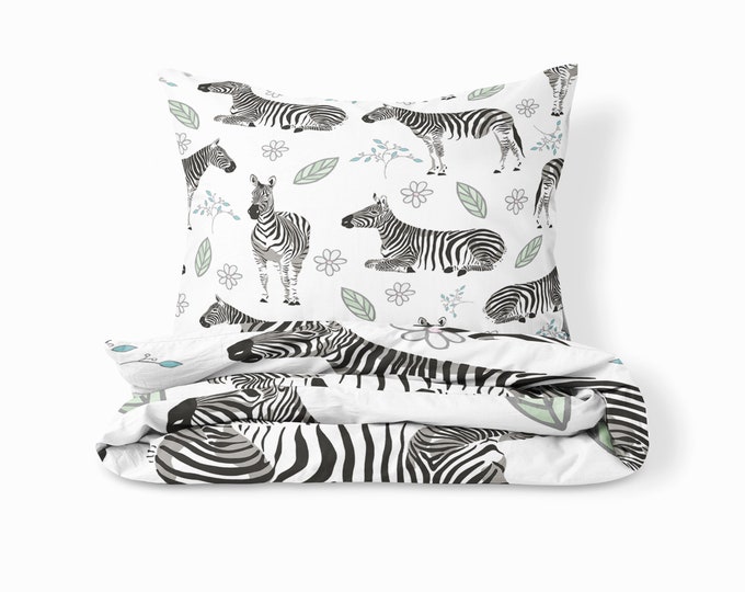 Safari Zebra Bedding Options Comforter Duvet Cover Shams