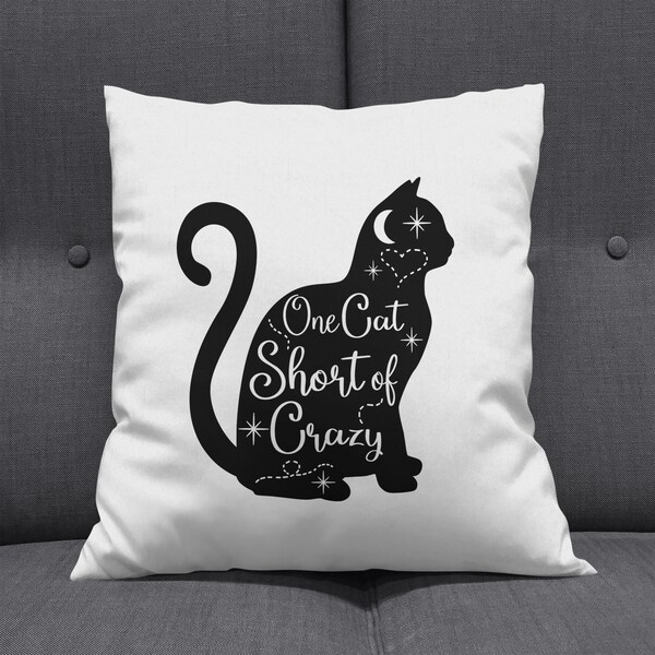 Cat Throw Pillow Etsy