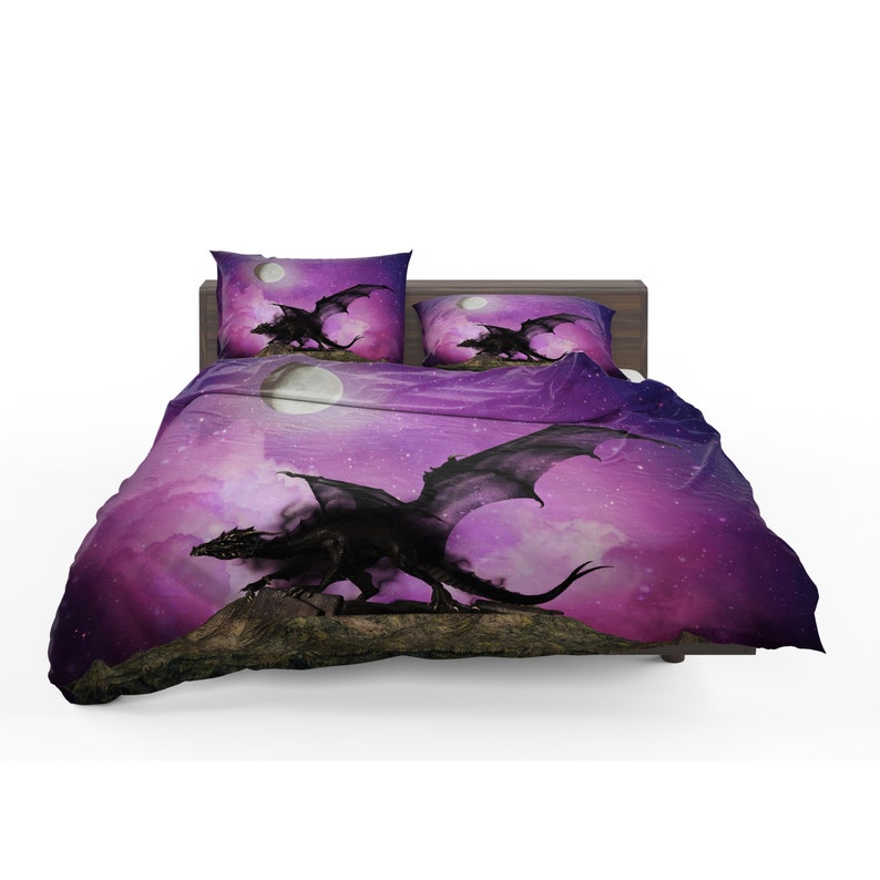 Dragon Comforter Or Duvet Covertwin Full Queen King Rug Etsy