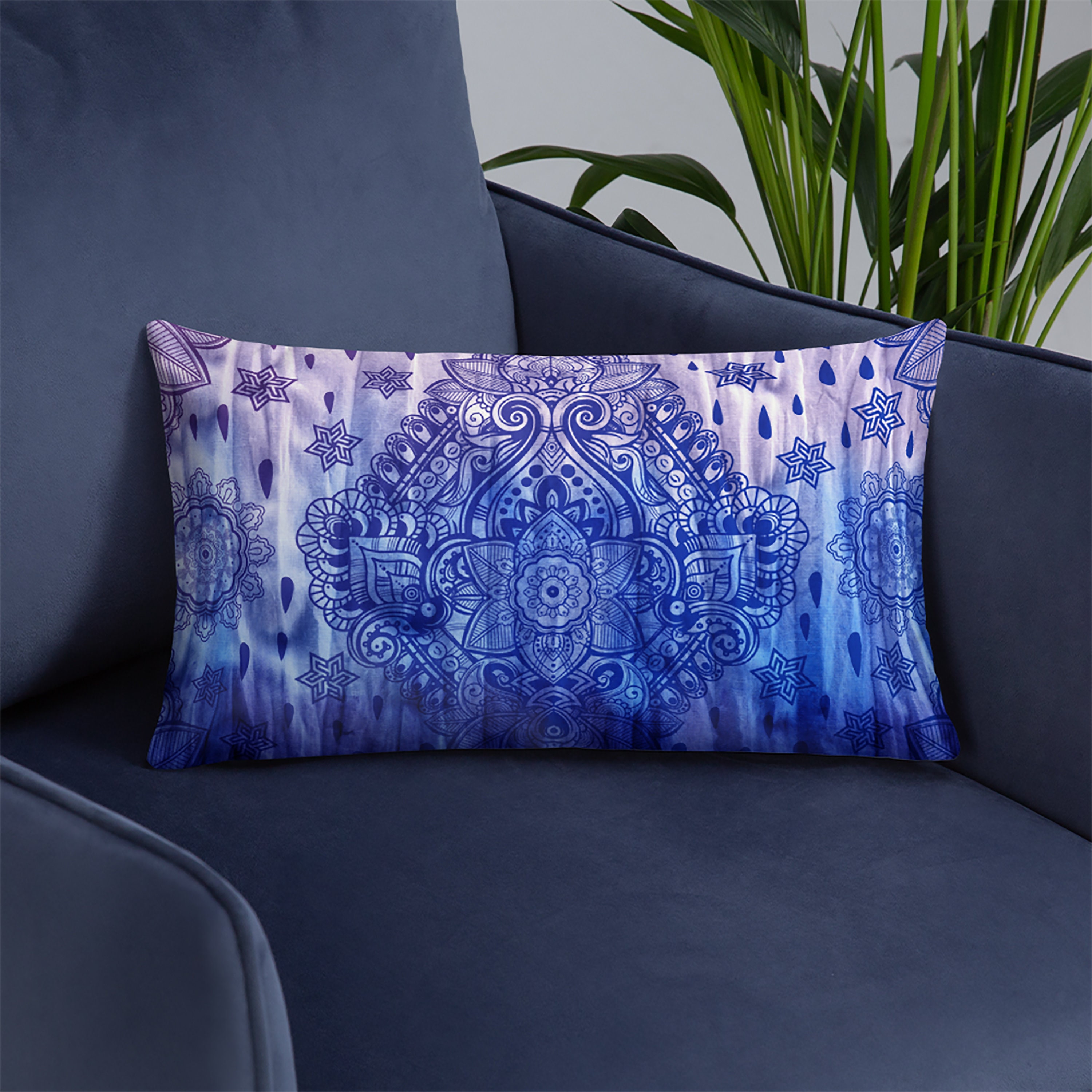 Boho Pillow Purple Throw Pillow Hippie Decor Boho Etsy