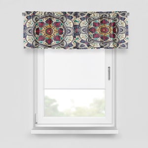 Boho Mandala Window Curtains Options Sheer, Semi Sheer, Lined, Blackout ...