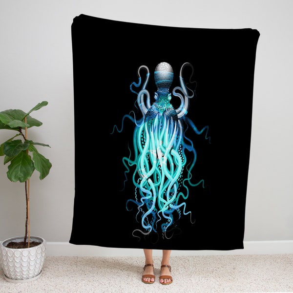 Octopus Blanket Etsy