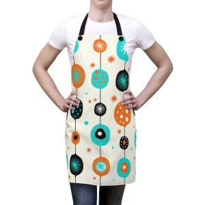 Apron Mid Century Modern Retro Design