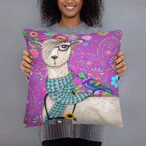 Pier one llama best sale pillow