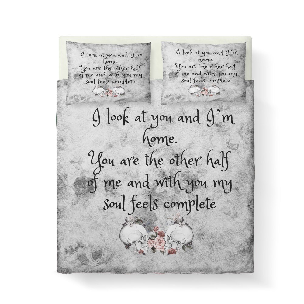 Inspirational Quote Comforter or Duvet Cover Skull Bedding Etsy