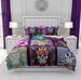 Sugar Skull  Bedding, Comforter , Duvet Cover, Day Of The Dead, Twin, Full, Queen King, Sugar Skulls Quilt Design 