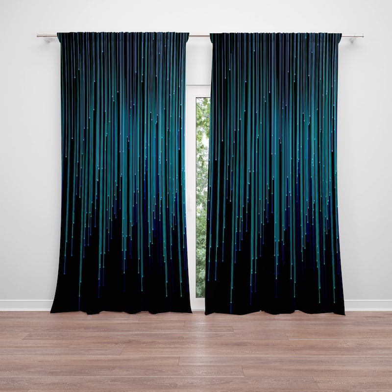 Aqua Curtains - Etsy