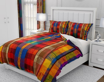 Folk N Funky Comforter and Duvet Cover Options