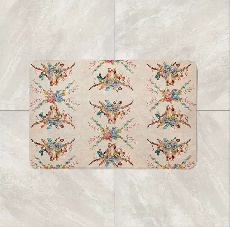 Boho Chic Shower Curtain Bath Towels Bath Mat Southwest Etsy