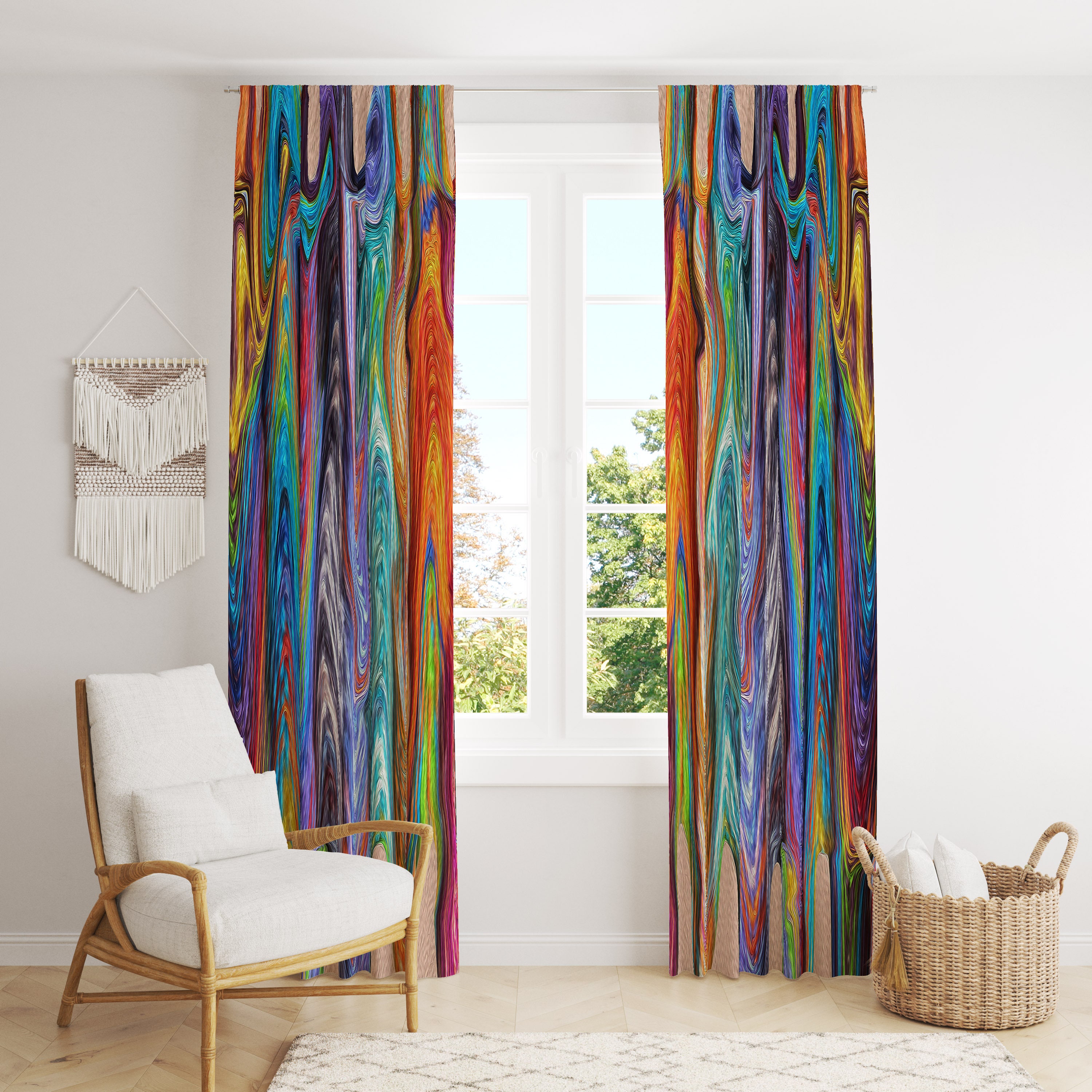 boho curtains