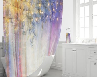 Boho Lavender Nights Shower Curtain