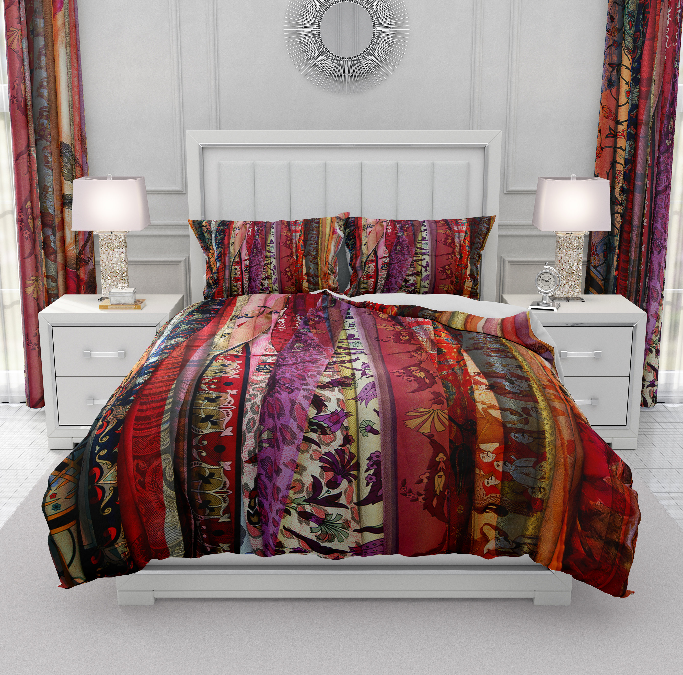 Boho Bedding Set, Hippie Bedding, Gypsy Spirit, Bedding Set, Comforter