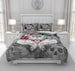 Bedding, Sugar Skull Comforter Set or Duvet Cover 'Till Death Do Us Part' 