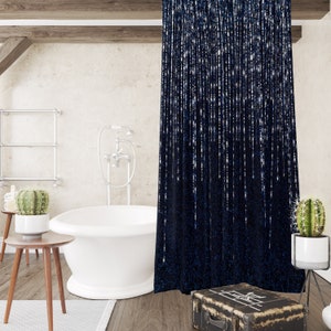 Indigo Nights Shower Curtain + Options