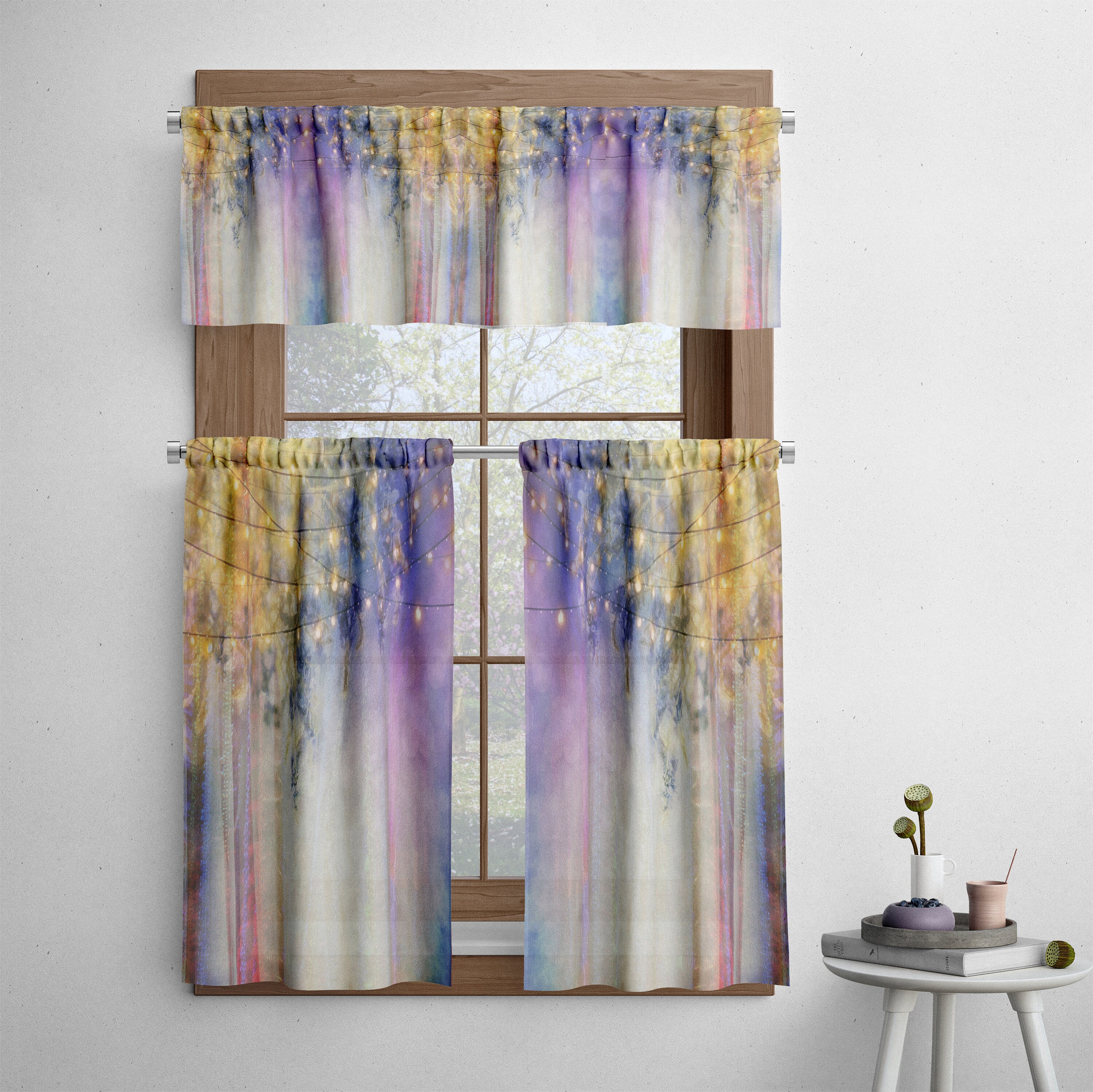 Lavender Kitchen Curtains - Etsy