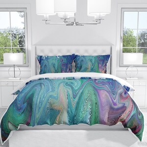 Blue Boho Frankie Comforter Duvet Cover Pillow Shams - Etsy