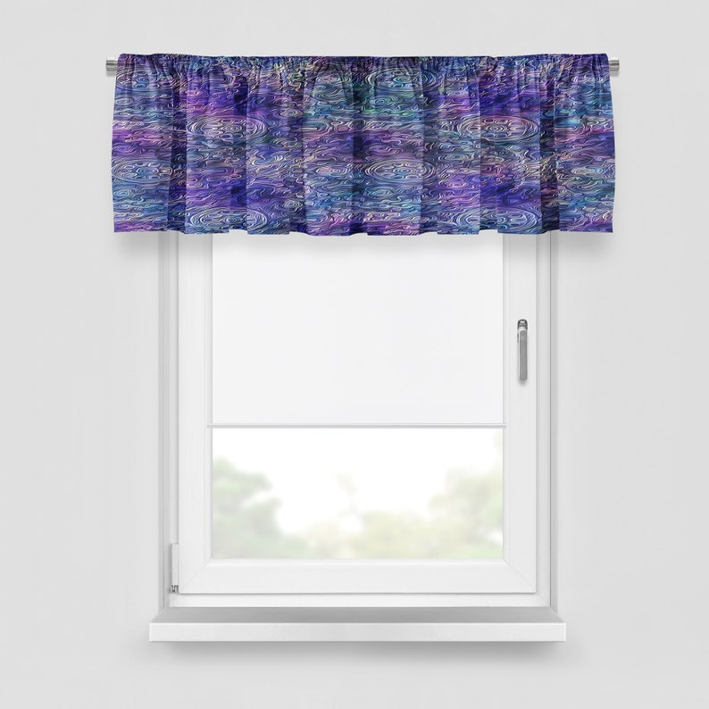 Boho Purple Gypsy Pastel Window Curtains