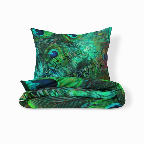 100% Cotton Sateen 26in x 20in Knife-Edge Sham Peacock Peafowl Purple Lavender Blue Pretty Girly Print Roostery Pillow Sham 100% Cotton Sateen 26in x 20in Knife-Edge Sham Peacock Peafowl Purple Lavender Blue Pretty Girly Print Roostery Pillow Sham