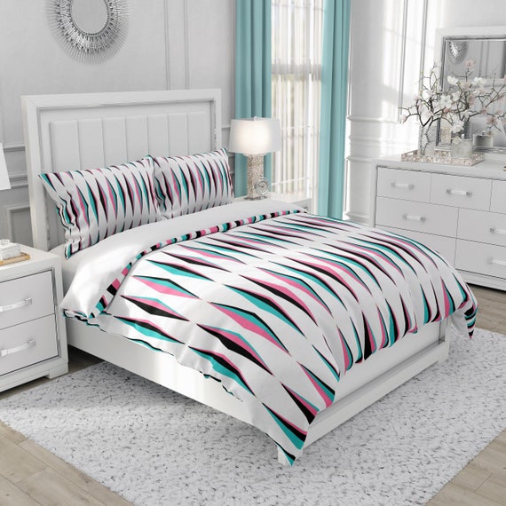 Mid Century Modern Comforter Duvet Cover Pillow Shams Etsy UK