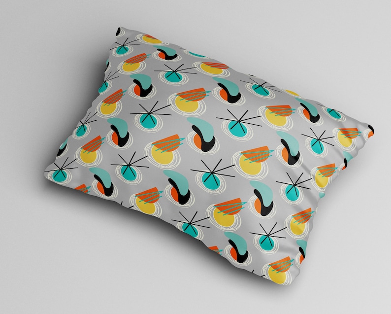 Atomic Comforter Mid Century Modern Bedding Twin Full Etsy