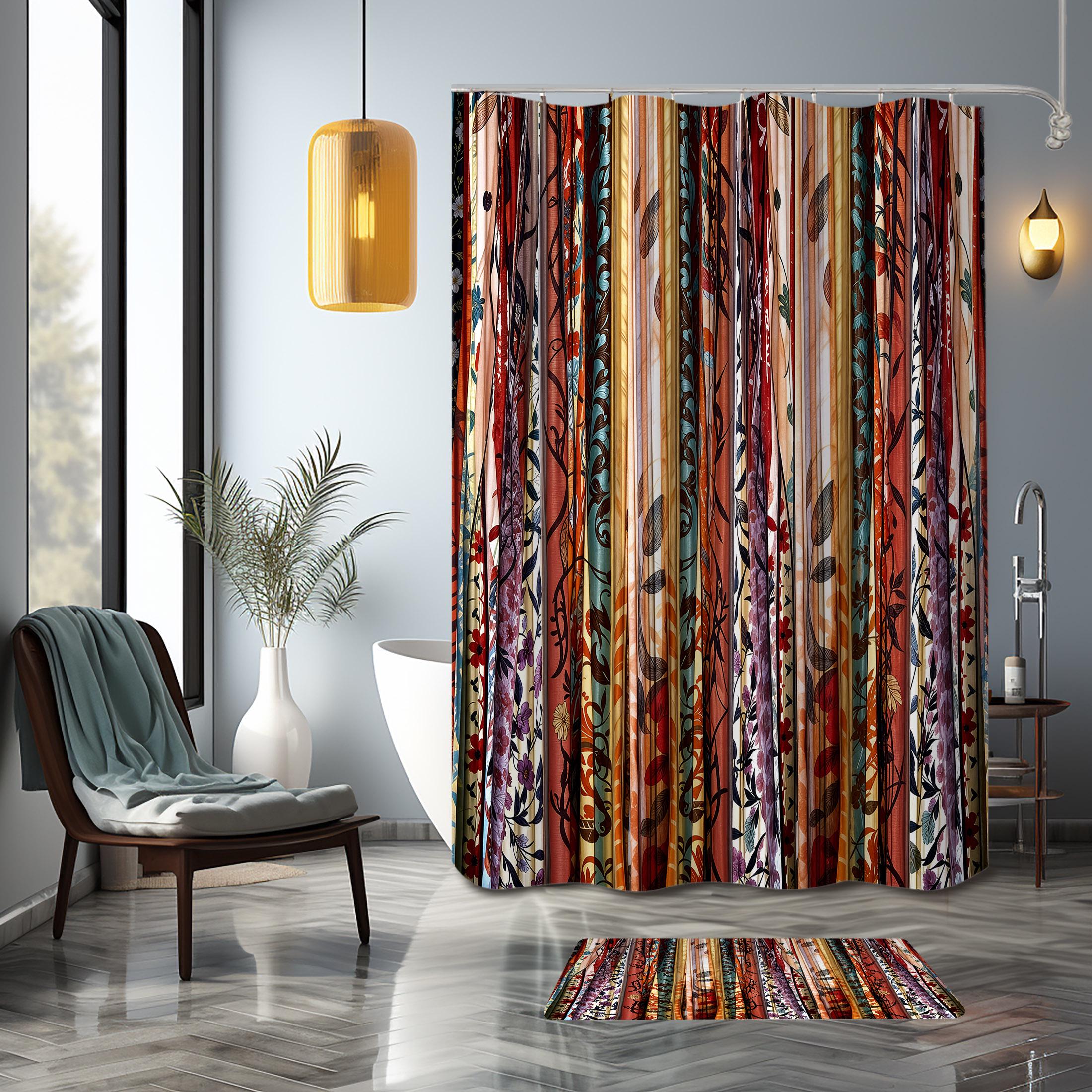 Boho Chic Shower Curtain Gypsy Spirit Bathroom Decor Bohemian Style