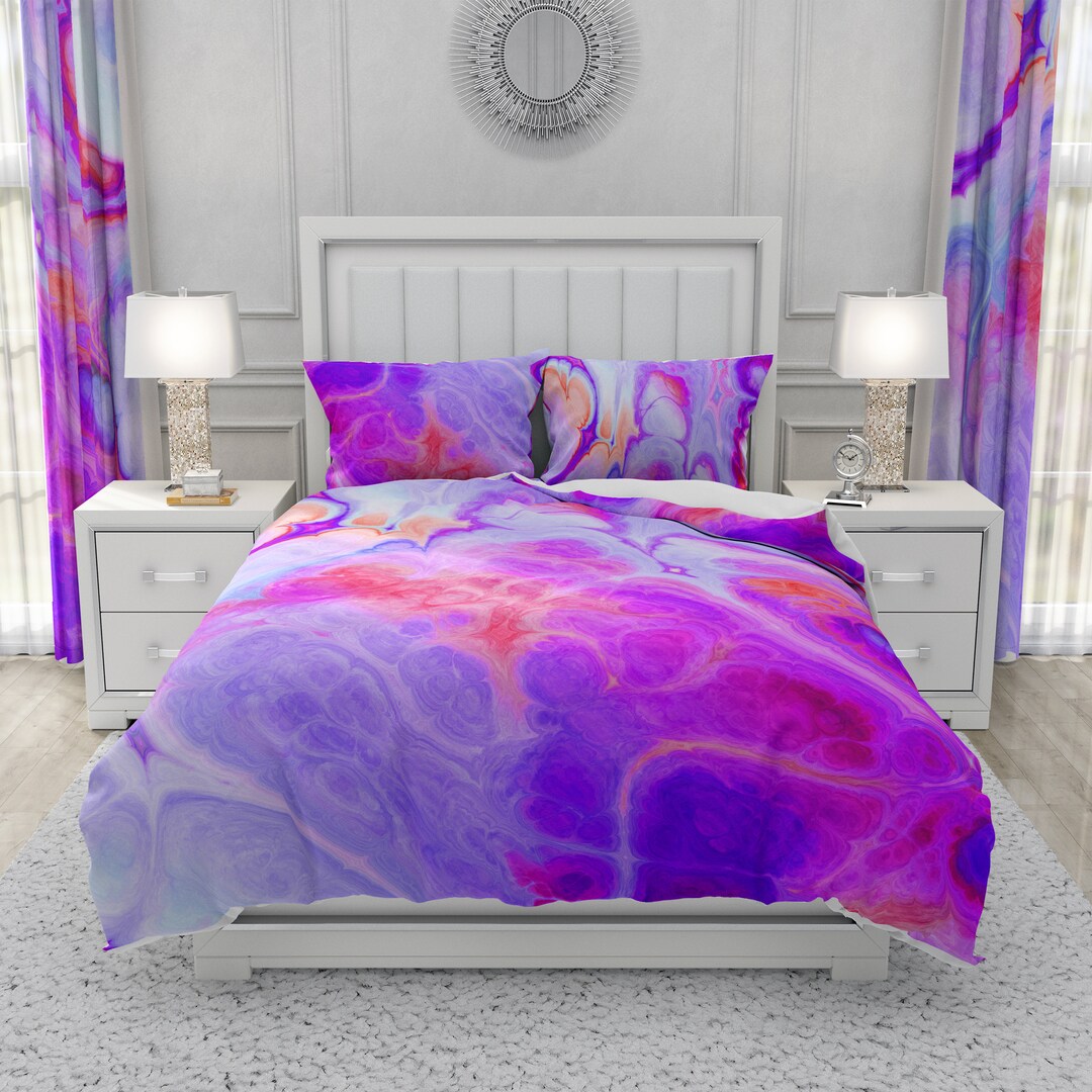 Ink Swirls Bedding Optional Curtains Throw Pillows - Etsy
