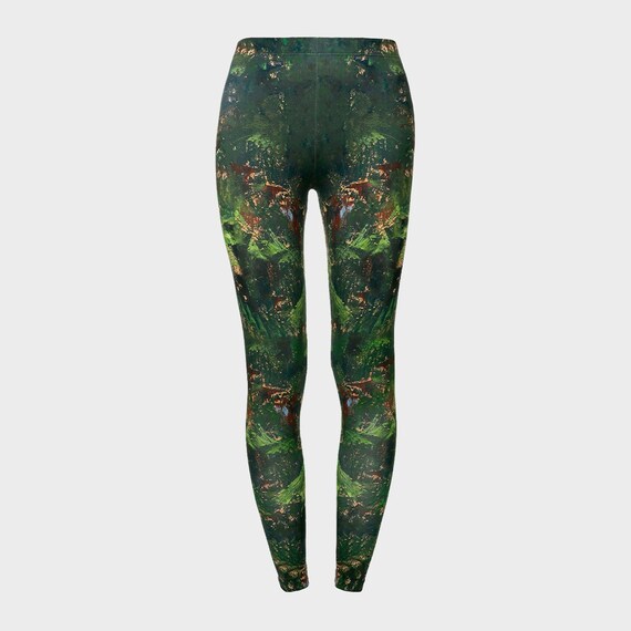 Park Printed Leggings, Yoga Pants, Earth, Green, Impressionism, Creative,  Women\'s Adult Leggings, Yoga Leggings, Sport Active Leggings - Etsy