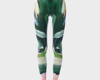 The Trunk - Printed Leggings, Women's Leggings,Abstract Painting, Colourful Leggings, Everyday Outfit Style, Active Wear