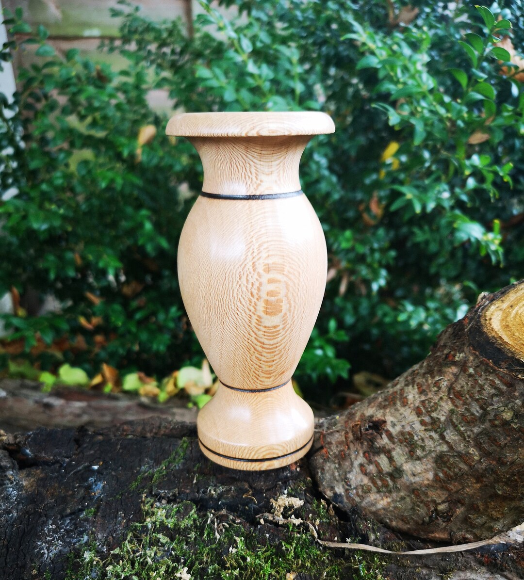 Hand Made Wooden Vase Turned From Plane/ Lace Wood Etsy UK