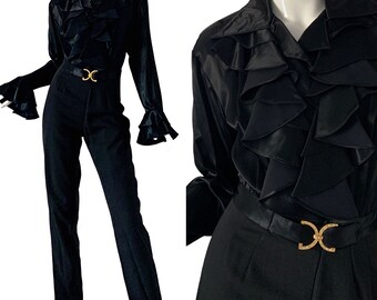 shimmer sequin jeweled rhinestone jumpsuit