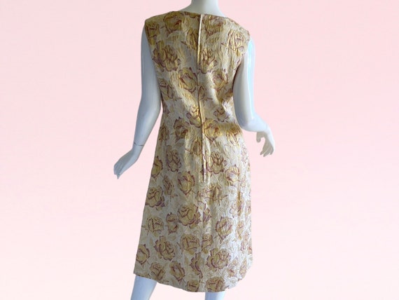 1960s Vintage Harvey Berin Brocade Dress Suit, Me… - image 7