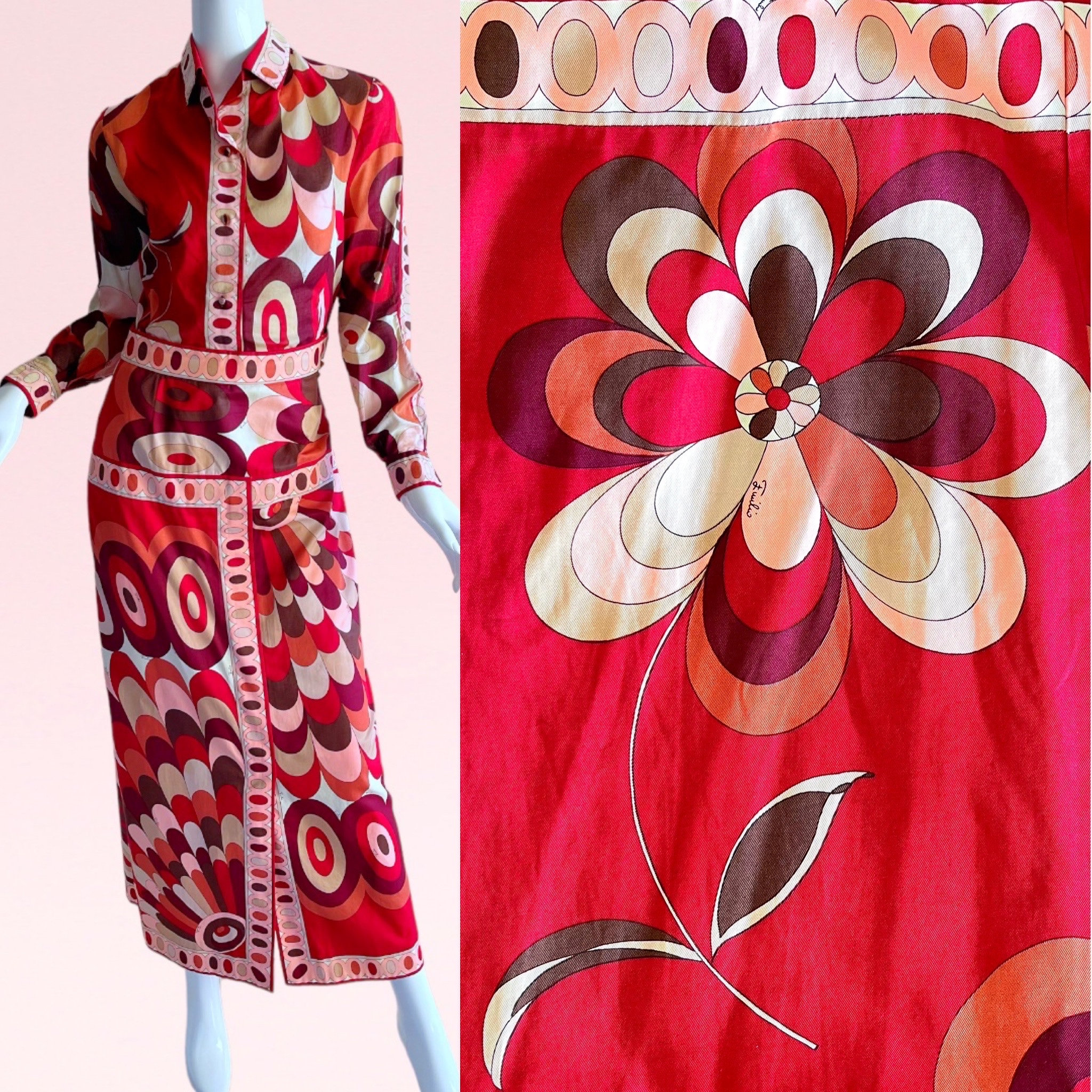 Vintage Dresses Long Maxi Dress 1960s Vintage Emilio Pucci