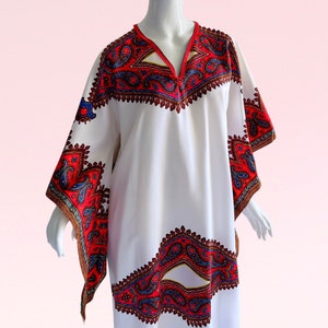 1970s Vintage Psychedelic Dashiki Kaftan Kimono Hippy Bohemian Luxe ...