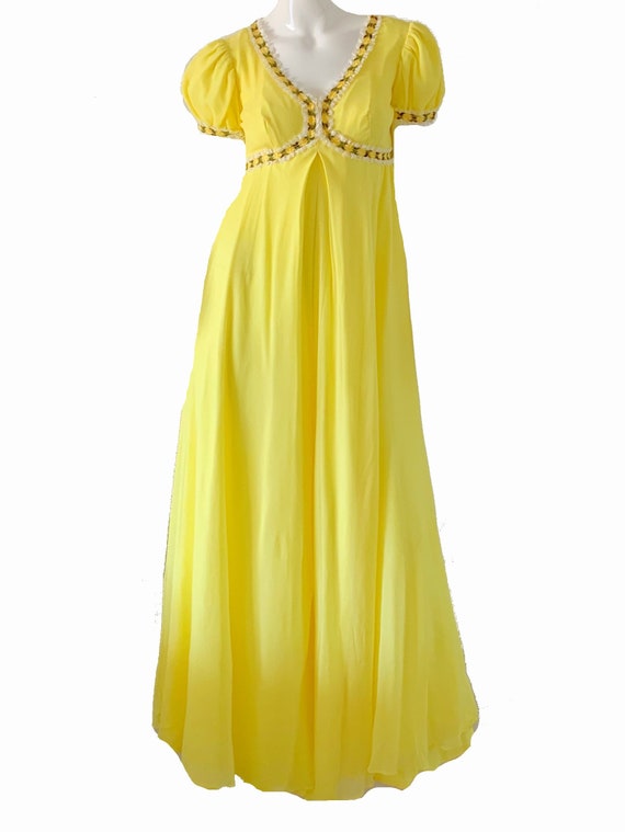 Vintage 70s Mod Wedding Jumpsuit / Cottagecore Flo